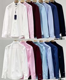 Designer Mens Casual Shirts Pony Paul Polos Tshirts Dress Big Horse Embroidery Business Clothes Long Sleeve Slim Lapel Tees Size M-3XL High Quality 6655543546