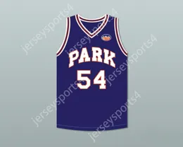 CUSTOM NAY Mens Youth/Kids CARON BUTLER 54 RACINE PARK PANTHERS BASKETBALL JERSEY WITH PATCH TOP Stitched S-6XL
