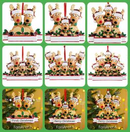 2021 Resin Elk Family Of 2 3 4 5 6 7 8 Name Pendants Christmas Decorations Cute Deer Holiday Winter Gifts Xmas Tree Ornaments 18 4422771
