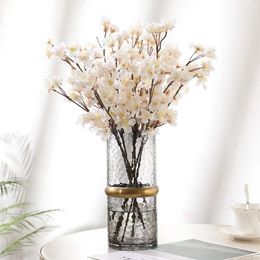 Decorative Flowers Artificial Flower Branch Office Dining Festival Wedding Decoration White