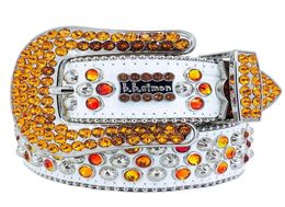 Fashion Designer Belts Classic Belts simon Mens Womens rhinestone belt with bling rhinestones miss seller8967423