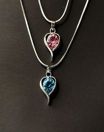 Natural Crystal Quartz Flash Diamond Love Bead Gemstone Necklace Pendant Original Natural Stonestyle Pendant Necklaces Jewellery 606454649