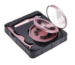 Handmade Reusable Five Magnets False Eyelashes Soft Vivid Thick Natural 3D Mink Magnetic Fake Lashes No Glue Needed Eyelash Easy7795415