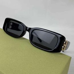 Designer Fashion BB Sunglasses Small Rectangle Women Men Brand Design Ladies Skinny Outdoor Shopping Shade Retro quality high goggles