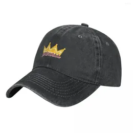 Ball Caps Crown Washed Baseball Cap Princess Peach Cool Hip Hop Hats Summer Unisex Kpop Design