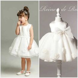 Christening dresses Baby Christmas Dress Birthday Baptist Party Clothing Girl Summer Wedding White Q240507