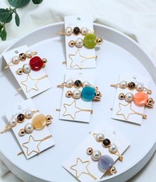 New 3PcsSet Pearl Metal Hair Clip Hairband Comb Bobby Pin Barrette Hairpin Headdress Accessories Beauty Styling Tools8577355
