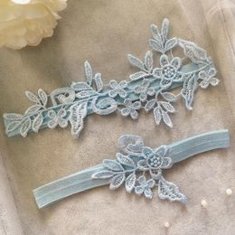 Fashion Sexy Lace Flower Wedding Garter Belt Bridal Garters The Bride's Wedding Dress Accessories Lace Garter with Flowers 237F