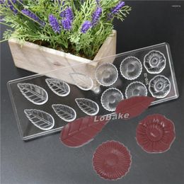 Baking Moulds High Quality 12 Caivities Leaves And Flower Shape DIY Handmade Chocolate Chip Mould Cake Candy Sugar Craft