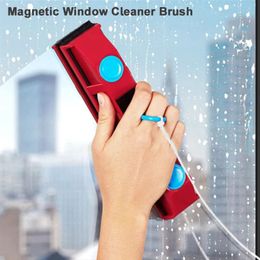 Magnetic Window Cleaner Brush DoubleSide Glass Wiper 820mm Cleaning Tool Household 240508