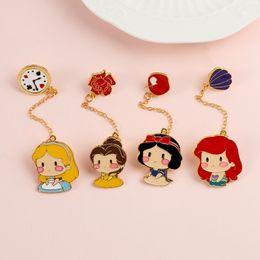 childhood princess party enamel pin Cute Anime Movies Games Hard Enamel Pins Collect Metal Cartoon Brooch Backpack Hat Bag Collar Lapel Badges