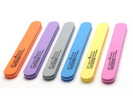 Whole 6pcs Sunshine 100180 Nail Buffer Double Side Sponge Down Polish Block Buffer Emery Board Art Tools Nail File Washable 4183120