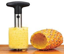 Stainless Steel Pineapple Peeler Cutter Slicer Corer Peel Core Tools Fruit Vegetable Knife Gadget Kitchen Spiralizer LX24169828427