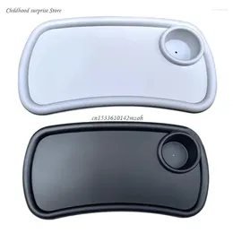 Stroller Parts Baby Cup Holder Catcher Universal Dinner Table Tray Plate For Toddler Infant Black/White Dropship