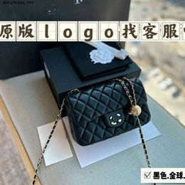 Designer bag chellies Golden Ball Square Fat Boy Bag Diagonal Cross Diamond Grid Womens Adjustable Chain Shoulder