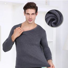 Men's Thermal Underwear 2024 Mens Long Johns Men Autumn Winter Shirt Pants Sets Warm Thick Plus Velvet SizeL-2XL