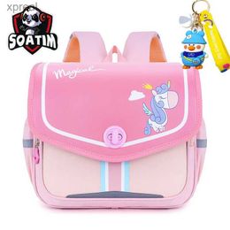 Backpacks New Waterproof Children School Bags Girls Boys kids Japanese Schoolbag pu Primary School Backpack book bag Kids Mochila Escolar WX