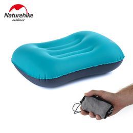 Inflatable Air Pillow Camping Hiking Ultralight Pillows Outdoor Compressible Travel Neck Cushion Home Office Supplies 240423