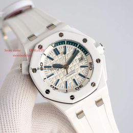 Mechanical 13.9Mm Ceramic 15706 15707 Glass Carbon Brand Men Designers Wristwatches Swiss APS Watches Zf 42Mm Ipf SUPERCLONE Aaaaa Fibre Dive 3120 21236