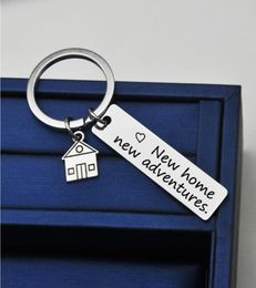 New home new adventures New home housing and real estate company gift key chain h48727012