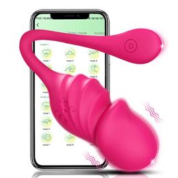 Other Health Beauty Items Wearable Bluetooth APP Vibrator for Women Dildo Clitoris Stimulator Remote Vibrating Panties Female s for Couples Y240503