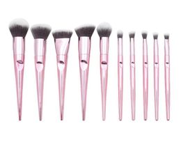 10 pcs Wet And Wild Series Makeup Brush Hand Thumb Handle Brush Set Beauty Tools Foundation Brushes MultiFunction Brush Set8230796