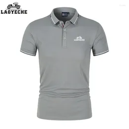 Men's Polos Embroidery Laoyeche Polo Summer Shirt Men High Quality Short Sleeve Top Business Casual Polo-shirt For