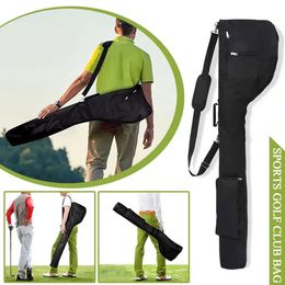 Sports Golf Club Foldable Bags Outdoor Practise Training Portable Storage Lightweight Shoulder Bag Can Hold Complete Unisex 240425