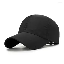 Ball Caps 2024 Baseball Cap Folding Sport Snapback Hat Breathable Quick Drying Summer Men Women Outdoor