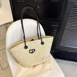 Loewew Bag Designer Woven Bag Luxury Straw Bag Fashion Tote Bag Square Basket Beach Bag Wallet Handbag Chains Can Be Span Double Chain Shoulder Crossbody Bag 594