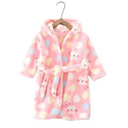 Pyjamas 2021 Autumn and Winter Girls Pyjamas Baby Pyjamas Girls Swimwear Girls Princess Pyjamas Childrens Hoodies Cartoon Childrens PajamasL2405