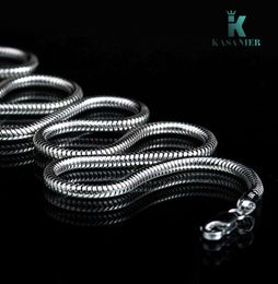 10pcs lot Promotion Whole 925 Silver Necklace Fashion Silver Jewellery Snake Chain 3mm Silver Necklaces Factory 3972060