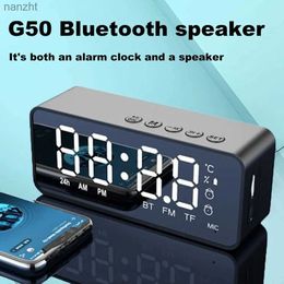 Portable Speakers Wireless Bluetooth speaker with FM mini card mirror alarm clock audio tracking and reception of K voice prompts WX