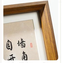 Frames Frame Rectangular Hanging And Calligraphy Mounting Po Chinese Wall Painting On