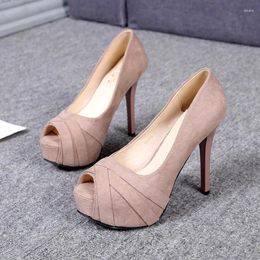 Dress Shoes 2024 Platform For Woman Banquet High Heels Pumps Women Fashion Wedding Bridal El Style