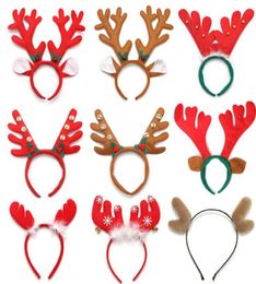 Reindeer Antlers Headband Christmas Easter Halloween Party DIY Women Girs Kid Deer Ear Party Hairband Wedding Jewelry Gift 2123635037
