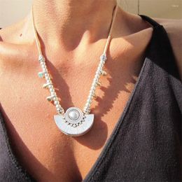 Chains Specially Designed For Korean Velvet Beaded Alloy Pendants Neck Collarbone Independent Stations Semi-circu