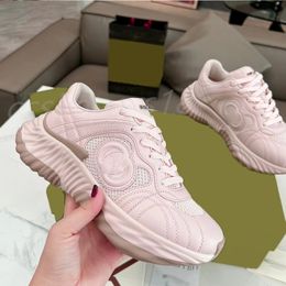 Designer G Sneakers Height-up Casual Shoes Leather Breathable Running Shoes Vintage wavy soles Lace-up Chunky sneakers Plus size sneakers With box 35-45