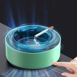 Mini Less Ashtray Air Purifier Automatic Shut-Down Ashtray Air Filter For Home Office Hotel