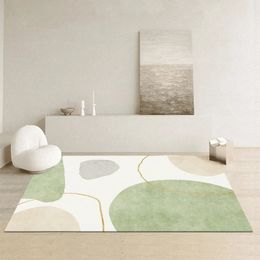 Wabisabi living room carpet floor mat Nordic geometric light luxury full shop home bedroom bed blanket 240424