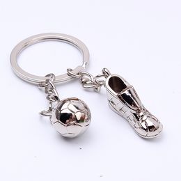 Designer Keychain Creative World Cup Football Shoes Keychain Metal Keychain can be engraved with logo.