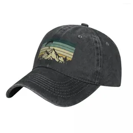 Ball Caps Paraglider Sails Washed Baseball Cap Over Mountains Cool Trucker Hat Summer Couple Skate Printed