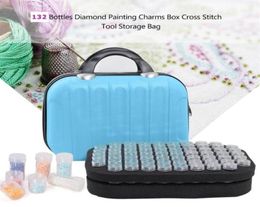 132 Bottles Diamond Painting Storage Box Bead Container Embroidery Handbag 21416225524