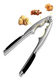 Nut Cracker Kitchen Gadgets Tool Sheller Walnut Opener Plier Metal Opener Zin Alloy Nutcracker Kitchen Accessories5433043