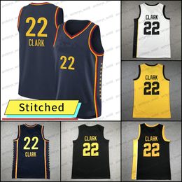 Caitlin Clark Indiana Navy 22 Women Basketball Jersey Iowa Hawkeyes #22 Caitlin Clark Men Size Jerseys Stitched