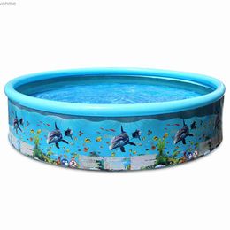 Bathing Tubs Seats Portable inflatable hard plastic swimming pool folding swimming pool family WX