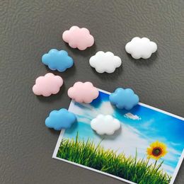 3PCSFridge Magnets 5pcs Resin Cloud 3 Colors Fridge Manget Home Decoration Accessory DIY Photo Sticker Cute Refrigerator Magnets Decor
