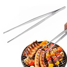 Accessories Barbecue Food Tongs NonSlip Cooking Clip Stainless Steel Churrasco Tweezers Clip Buffet Restaurant Tools Kitchen Accessories