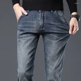Men's Jeans All-match Men Denim Casual High Quality Stretch Slim Male Pants Daily Classic Teenager Trousers Brand Dropship