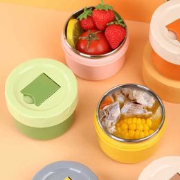 Lunch Boxes Bags 300ml Office Worker Food Container Thermos Vacuum Cup Thermal Lunch Box Insulated Jar Food Flask Stainless Steel Soup Cup